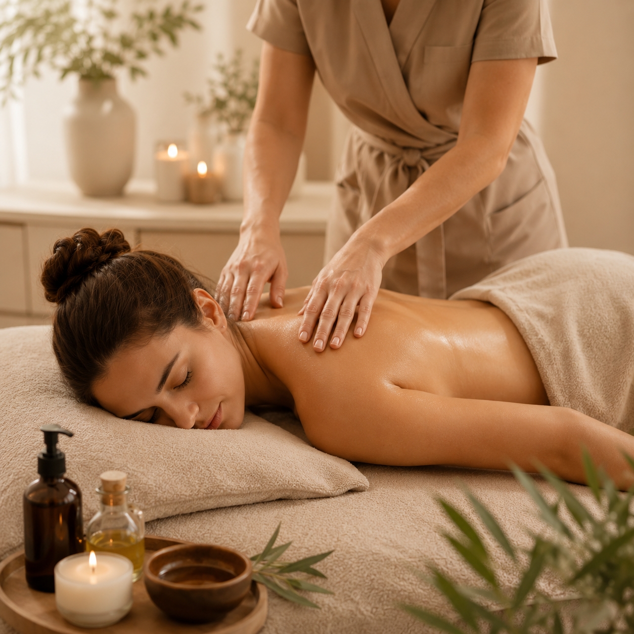 Masaż relaksacyjny całego ciała Harmonia salon masażu w Toruniu